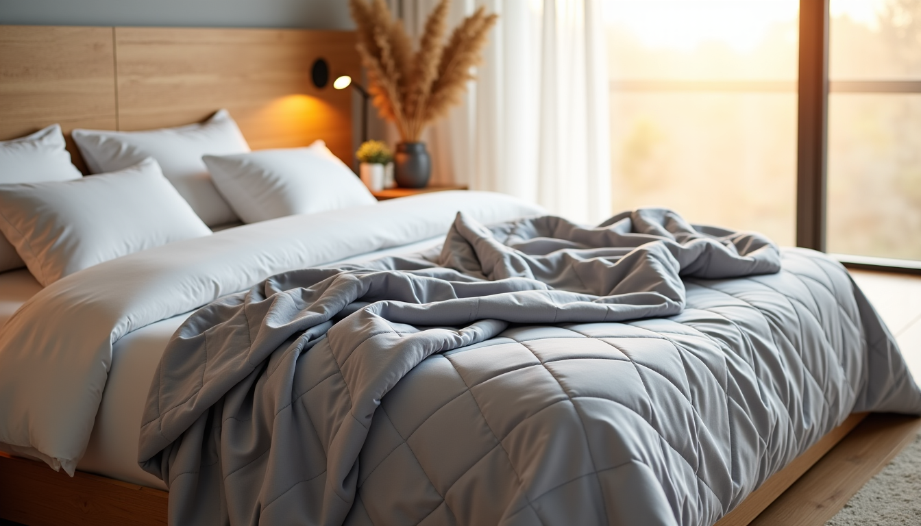 Quelle couverture lestée haut de gamme choisir pour une chambre plus confortable