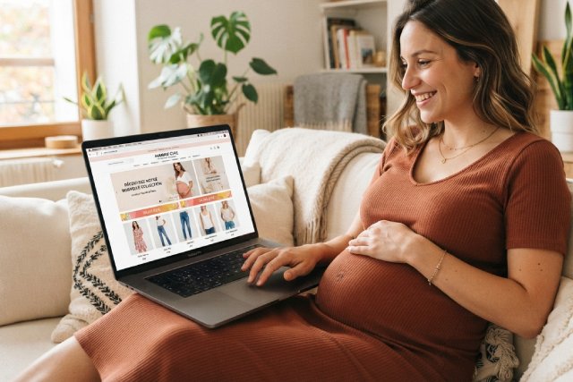 Guide pratique : Où dénicher vos vêtements de maternité tendance en ligne