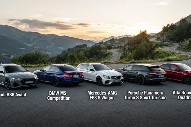 Sportives et familiales : le top 5 des voitures alliant puissance et espace
