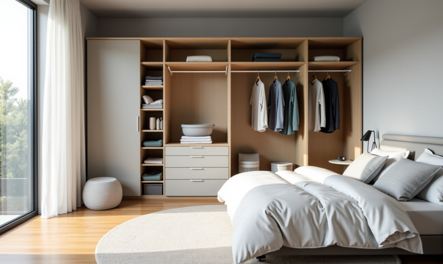 Où installer un dressing dans une chambre sans placard ?