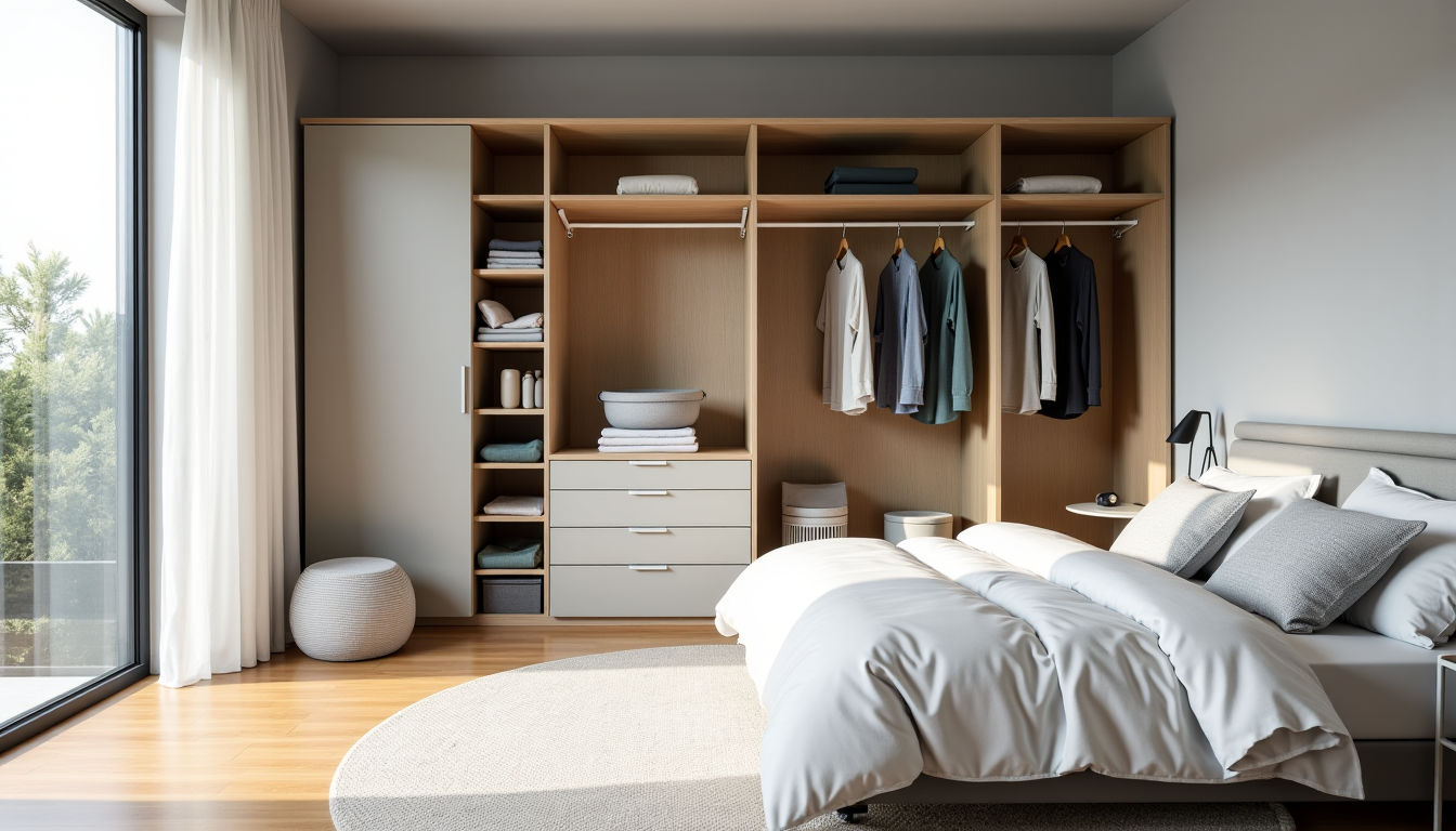 Où installer un dressing dans une chambre sans placard