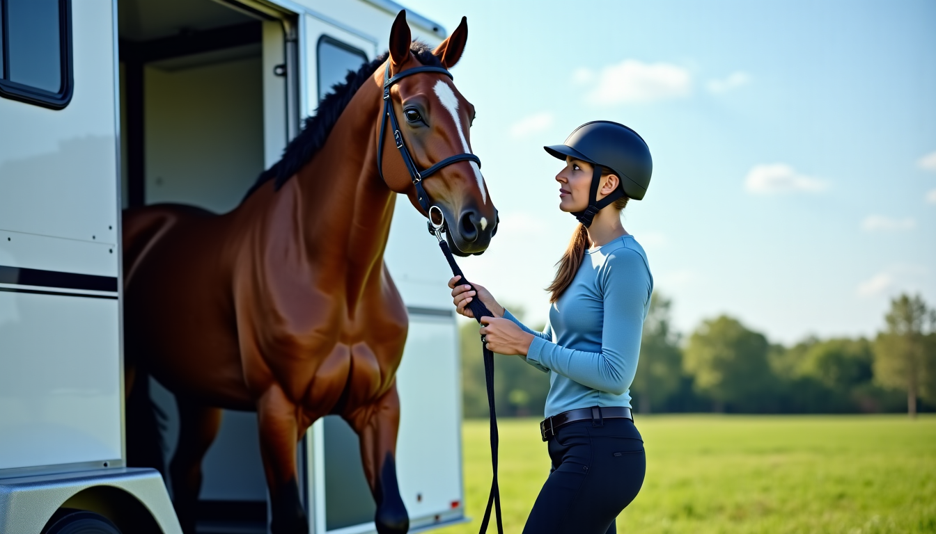 Comment organiser le déplacement de son cheval en toute sécurité
